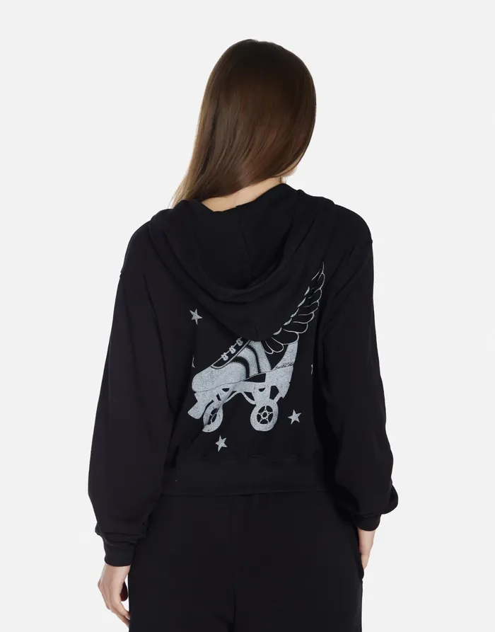 Lachelle Retro Skate Black Women039s Lauren Moshi Hoodies