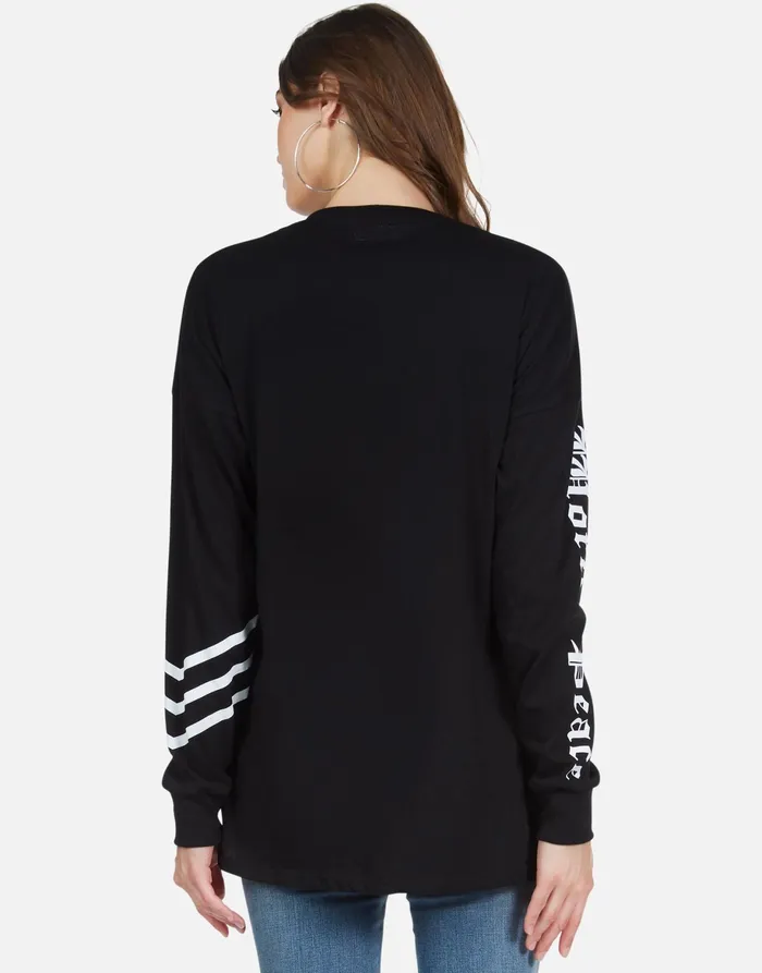 Lassie World Peace Black Women039s Lauren Moshi Long Sleeve