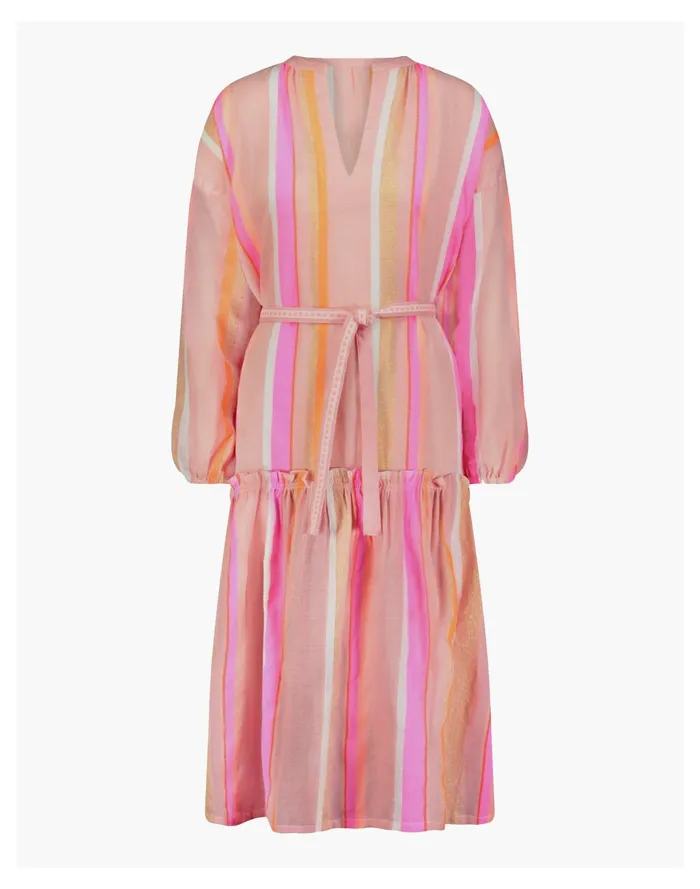 Lemlem Jikirti Poet Shirt Dress Rose Gold Women Madewell Dresses