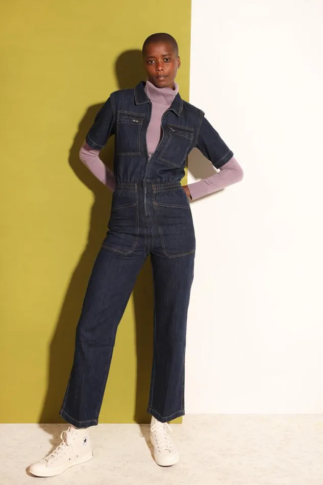 LF Markey Boilersuits Women Danny Boilersuit Indigo