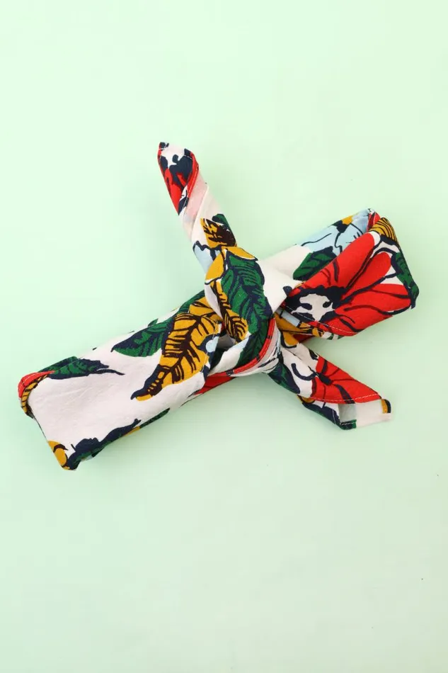 LF Markey Headwear Women Neck Scarf Cosmos Floral