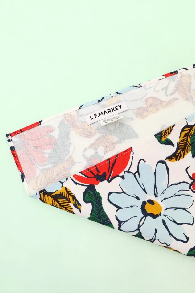 LF Markey Headwear Women Neck Scarf Cosmos Floral