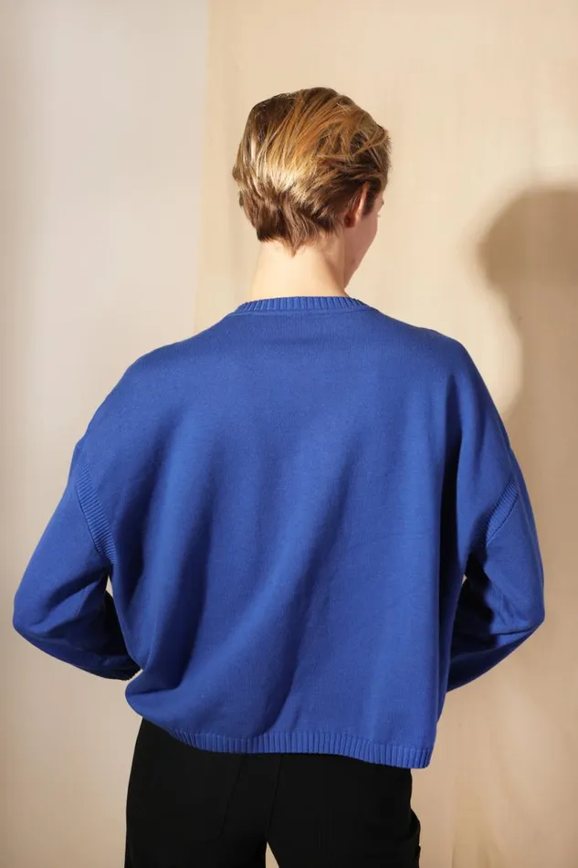 LF Markey Knitwear Women Eno Knit Cobalt