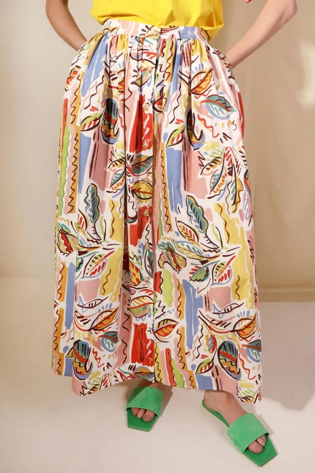 LF Markey Skirts Women Isaac Skirt Painted Paisley