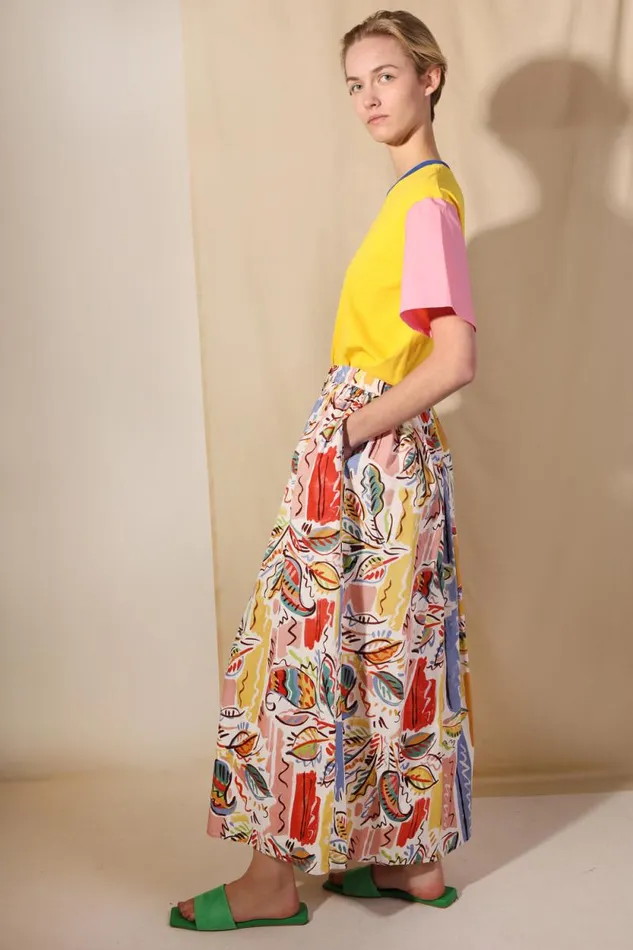 LF Markey Skirts Women Isaac Skirt Painted Paisley