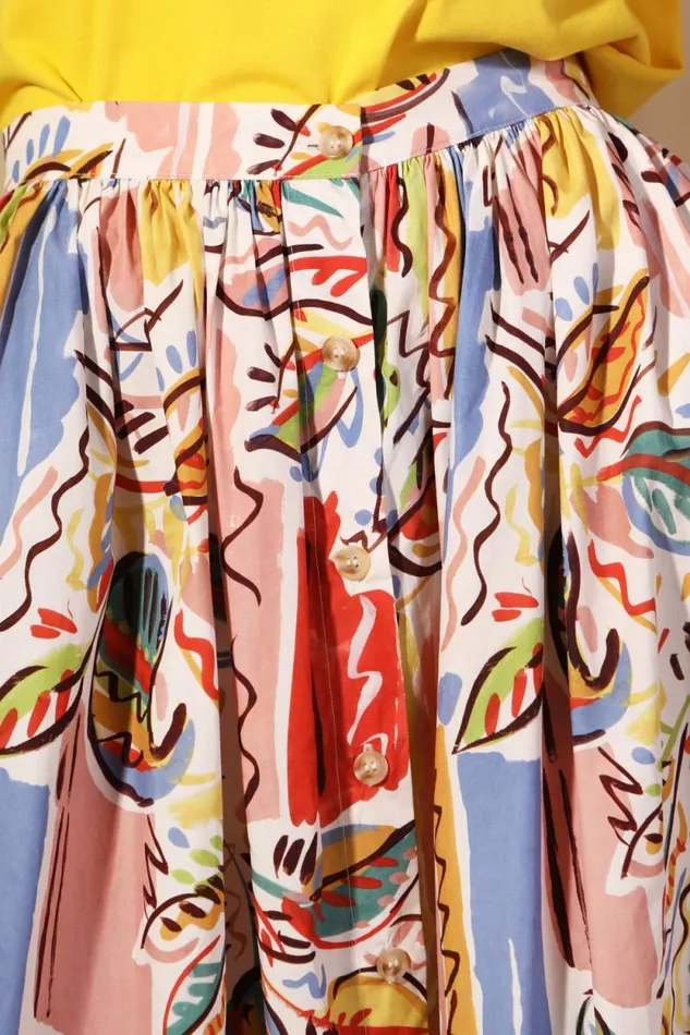 LF Markey Skirts Women Isaac Skirt Painted Paisley