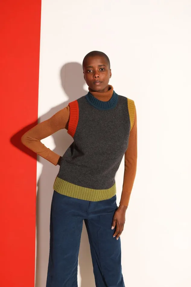 LF Markey Tops Women Joshua Knit Walnut