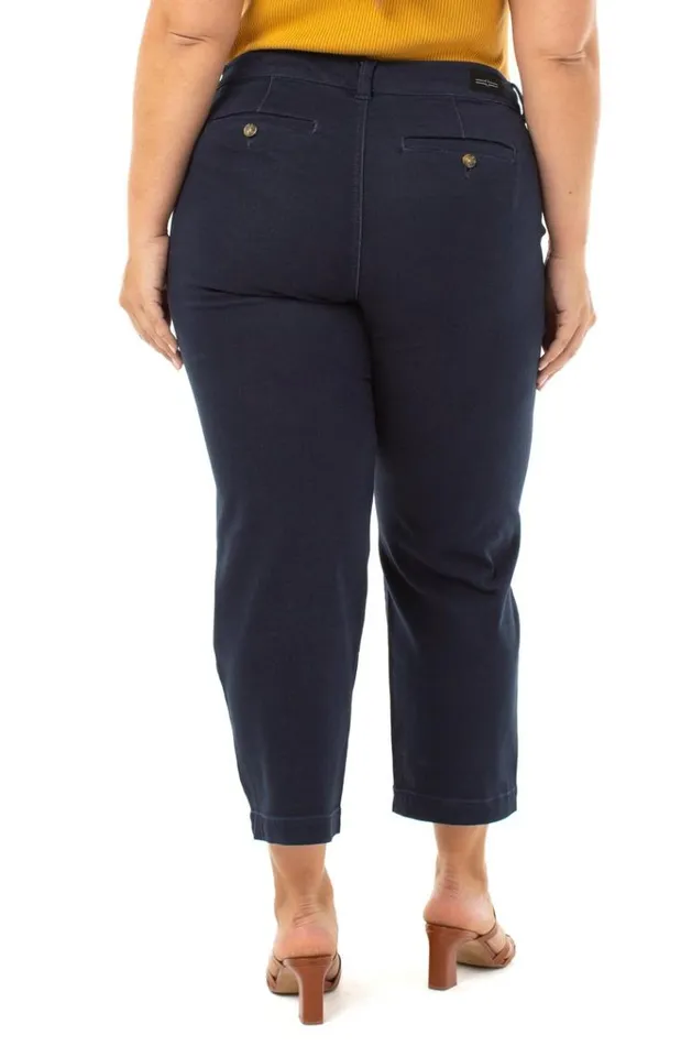 Lifestyle Women Liverpool Los Angeles Stovepipe With Porkchop Pockets Navy