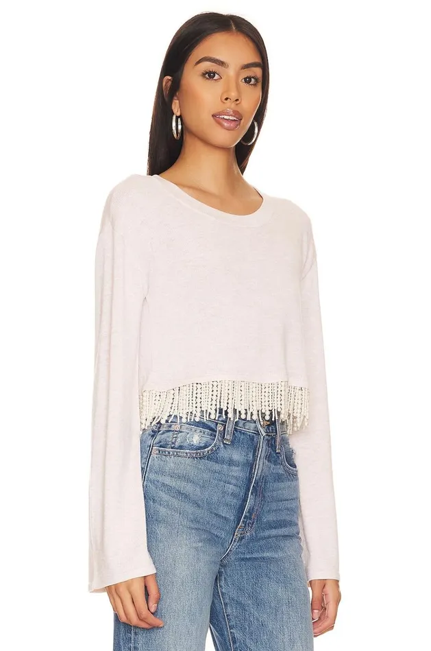 Lisbon Sweater Ivory Women Lovers Friends Sweaters and Knits