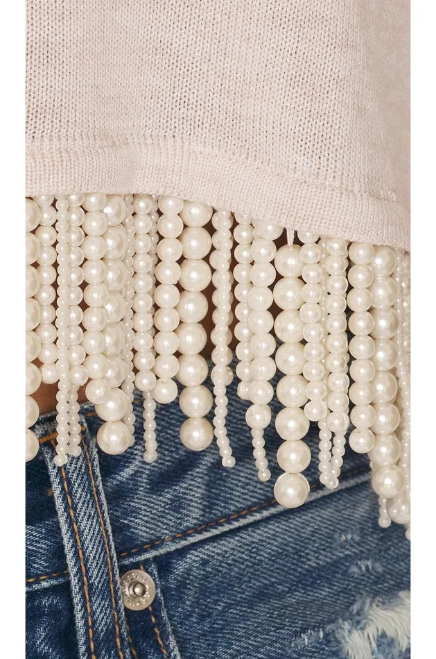 Lisbon Sweater Ivory Women Lovers Friends Sweaters and Knits