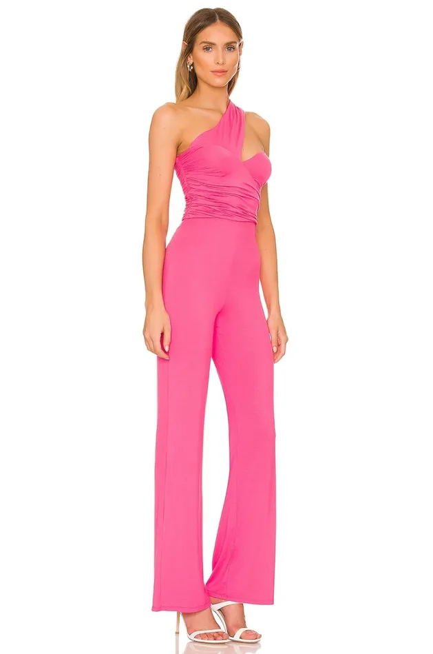 Liv Jumpsuit Hot Pink Women Lovers Friends Jumpsuits