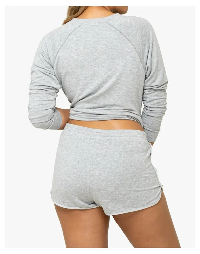 LIVELY The Terry Soft Short Grey Women Madewell Pajamas LIVELY The Terry Soft Short Grey Women Madewell Pajamas