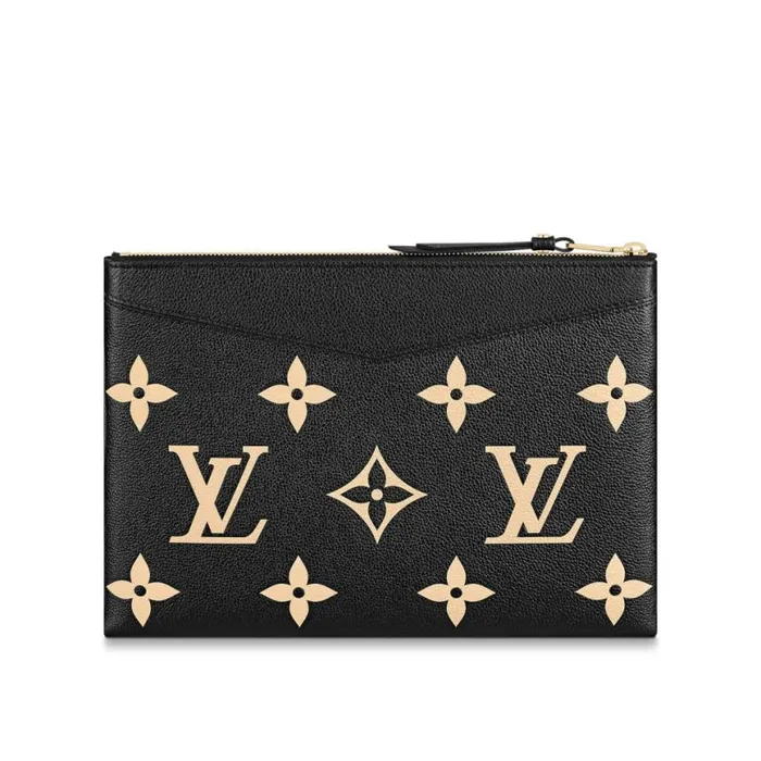 Louis Vuitton Bicolor Monogram Empreinte Leather M81292 Daily Pouch 8211 Louis Vuitton Handbag Store Women Louis Vuitton Wallets