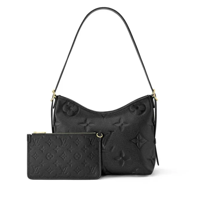 Louis Vuitton Black M46288 CarryAll PM 8211 Louis Vuitton Handbag Store Women Louis Vuitton CarryAll Bag