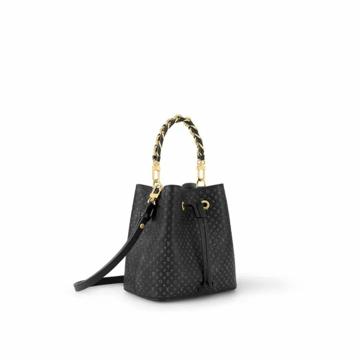 Louis Vuitton M22598 Calfskin Black Nono BB 8211 Louis Vuitton Handbag Store Women Louis Vuitton NeoNoe Bag