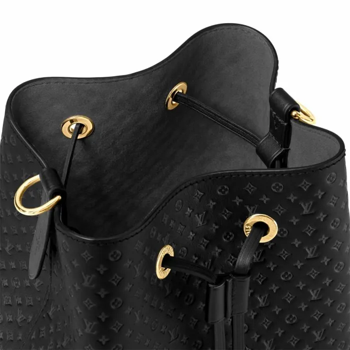Louis Vuitton M22598 Calfskin Black Nono BB 8211 Louis Vuitton Handbag Store Women Louis Vuitton NeoNoe Bag