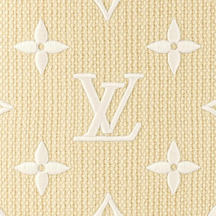 Louis Vuitton M22839 Neverfull MM Lotus Cotton White Beige 8211 Louis Vuitton Handbag Store Women Louis Vuitton Neverfull Bag