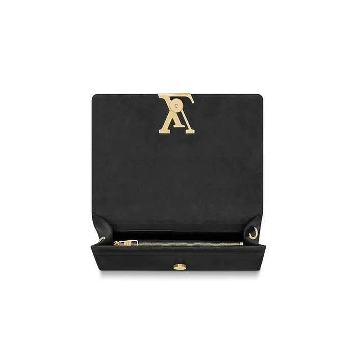 Louis Vuitton M94335 Chain Louise Black 8211 Louis Vuitton Handbag Store Women Louis Vuitton Shoulder and Totes