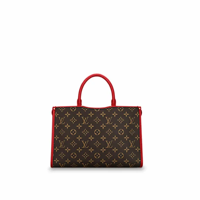 Louis Vuitton Monogram Canvas POPINCOURT PM RED M43433 8211 Louis Vuitton Handbag Store Women Louis Vuitton Montaigne Bag