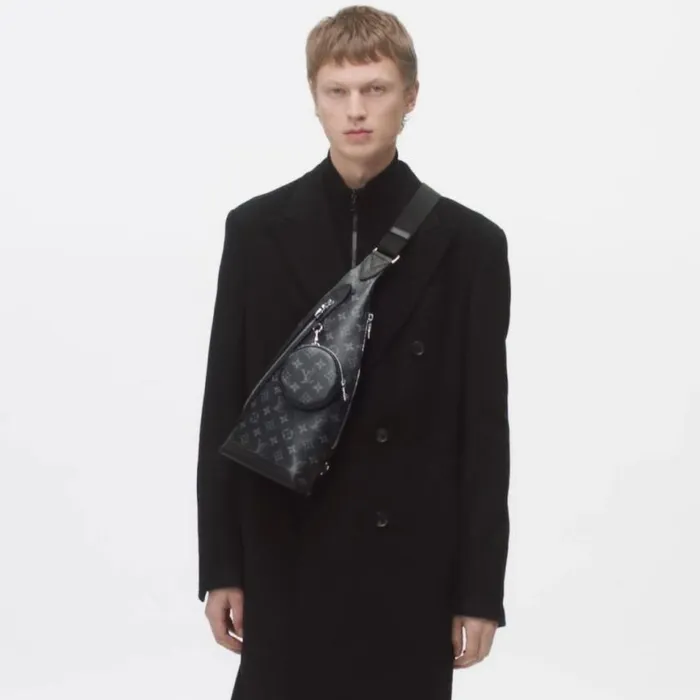 Louis Vuitton Monogram Eclipse M30936 Duo Slingbag 8211 Louis Vuitton Handbag Store Men Louis Vuitton Bags