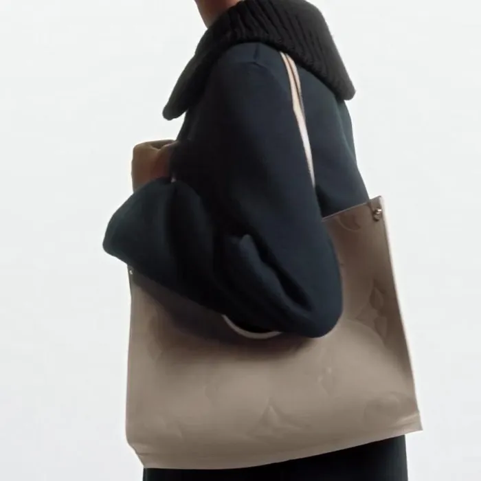 Louis Vuitton OnTheGo MM M45607 Tourterelle Beige 8211 Louis Vuitton Handbag Store Women Louis Vuitton Onthego Bag