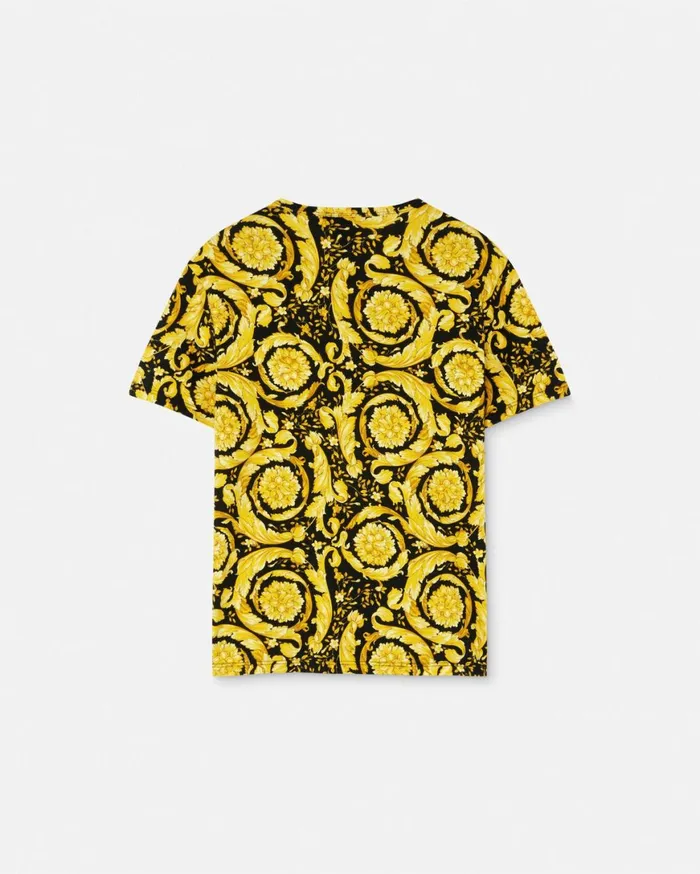 Loungewear and Pajamas Men Versace Barocco Undershirt Black