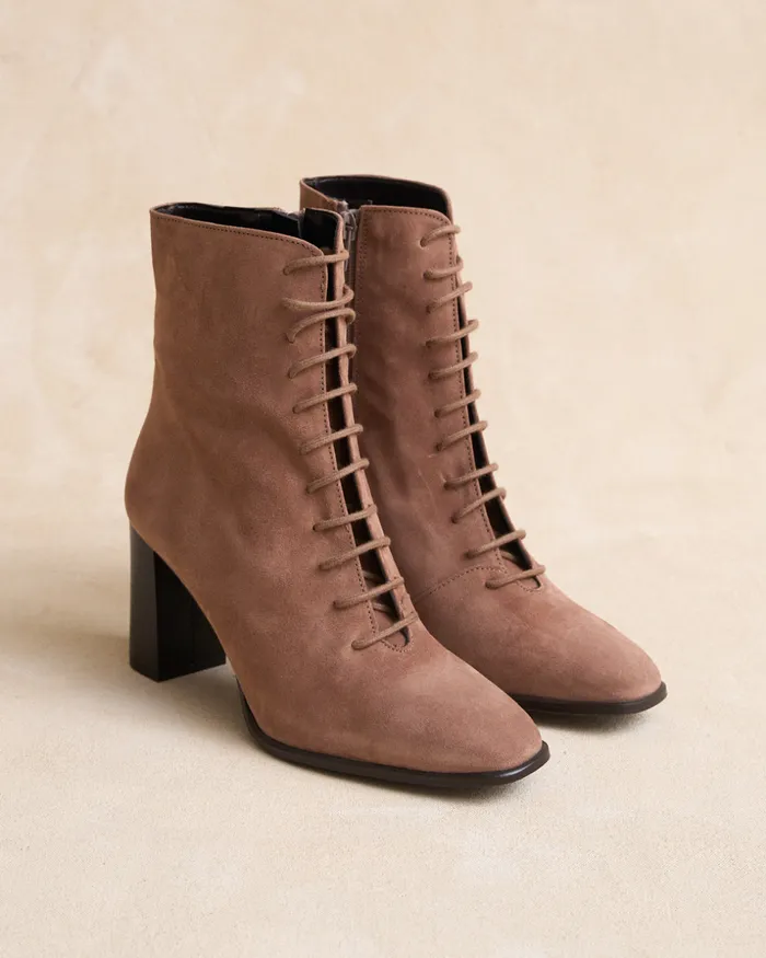 Lutina Laces Ankle Boots Makeup Women Polin Et Moi Ankle Boots Lutina Laces Ankle Boots Makeup Women Polin Et Moi Ankle Boots