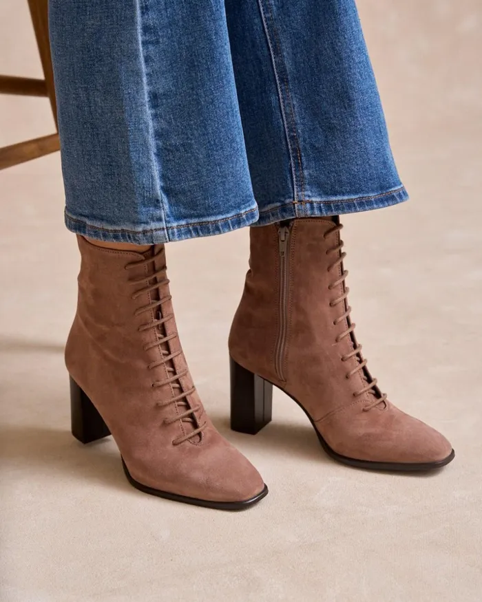 Lutina Laces Ankle Boots Makeup Women Polin Et Moi Ankle Boots Lutina Laces Ankle Boots Makeup Women Polin Et Moi Ankle Boots