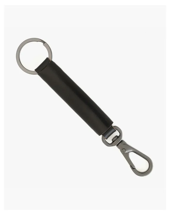 Makr Loop Keychain With Snap Hook Black Men Madewell Wallets and Accessories