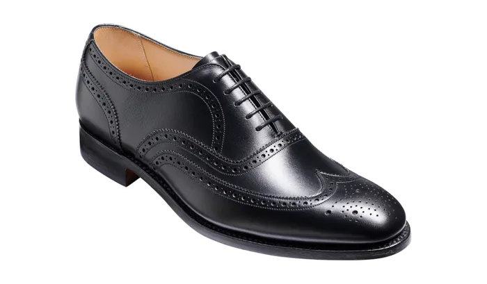 Malton 8211 Black Calf Mens Barker Shoes Mens Brogues