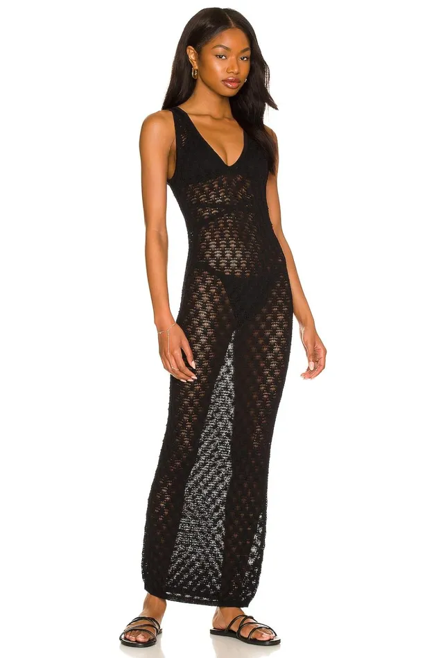 Manu Dress Black Women Lovers Friends Swimsuits and CoverUps