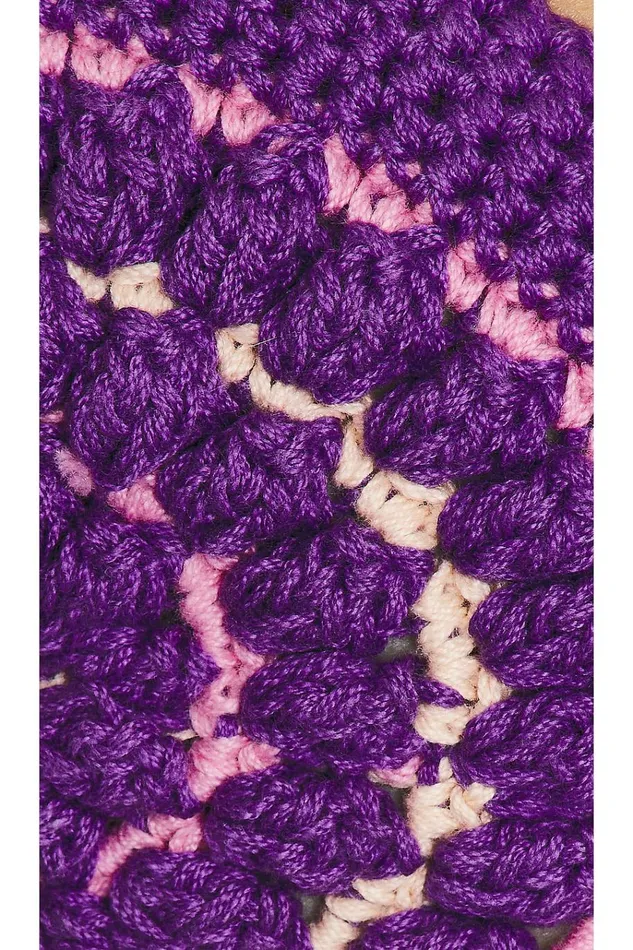 Mara Crochet Top Purple Women Lovers Friends Tops