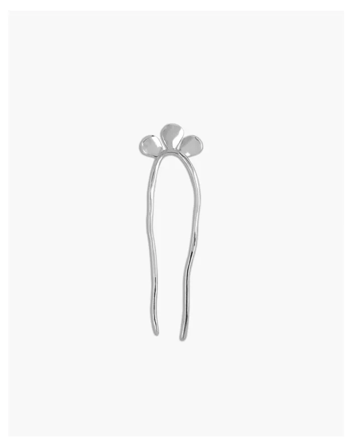 Marisa Mason Alegre Sterling Silver Hairpin Silver Women Madewell Hair Accessories