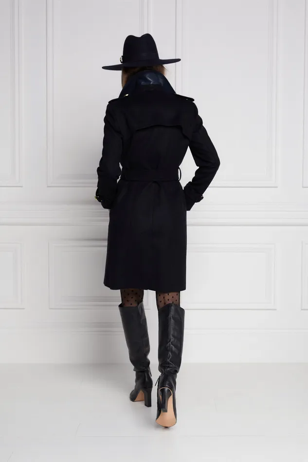 Marlborough Trench Coat Soft Navy Women Holland Cooper Coats
