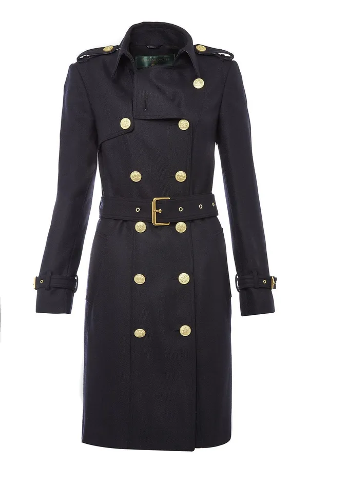 Marlborough Trench Coat Soft Navy Women Holland Cooper Coats