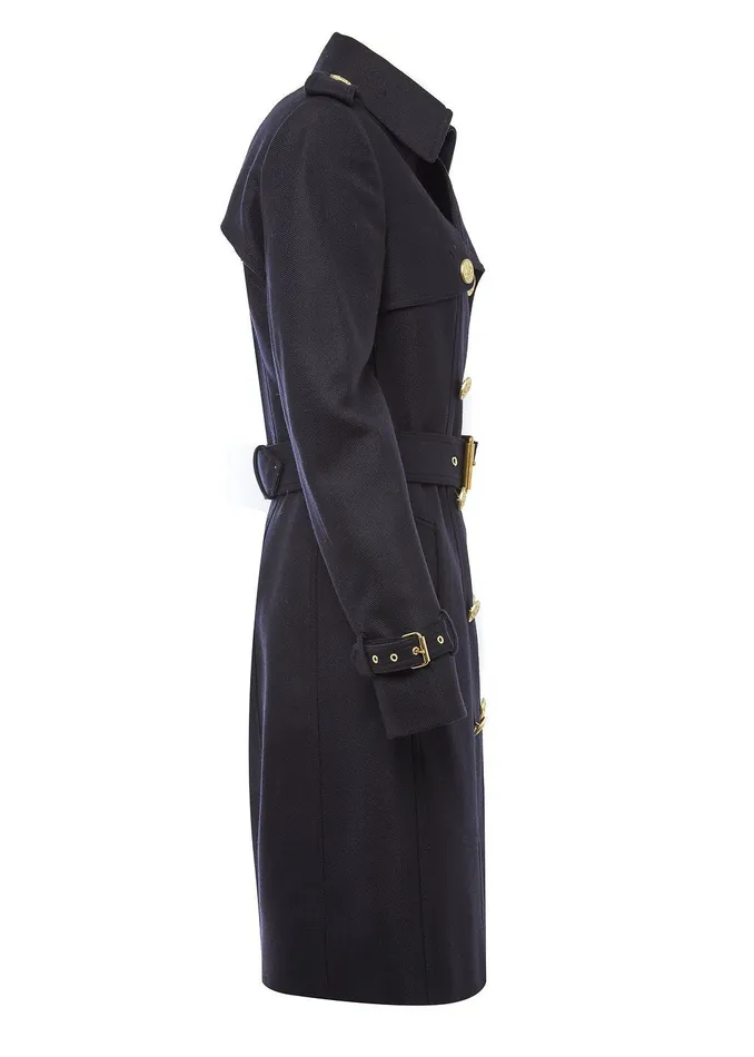 Marlborough Trench Coat Soft Navy Women Holland Cooper Coats