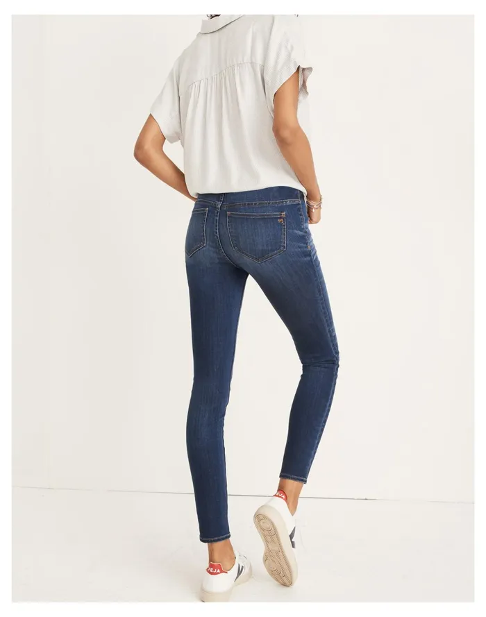 Maternity Over The Belly Skinny Jeans In Danny Wash Danny Women Madewell Jeans Maternity Over The Belly Skinny Jeans In Danny Wash Danny Women Madewell Jeans