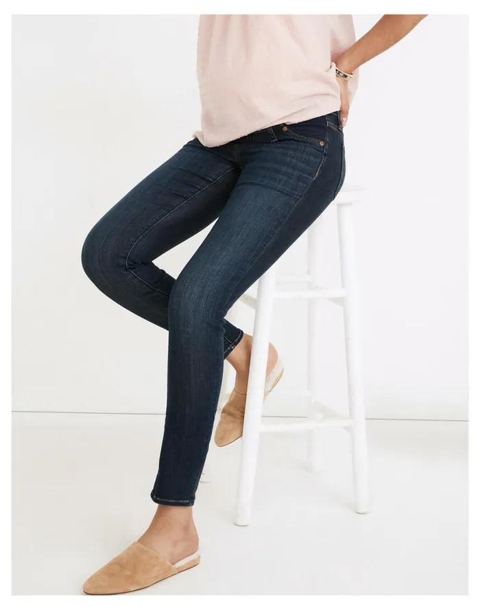 Maternity Side Panel Skinny Jeans In Woodland Wash Woodland Wash Women Madewell Jeans Maternity Side Panel Skinny Jeans In Woodland Wash Woodland Wash Women Madewell Jeans