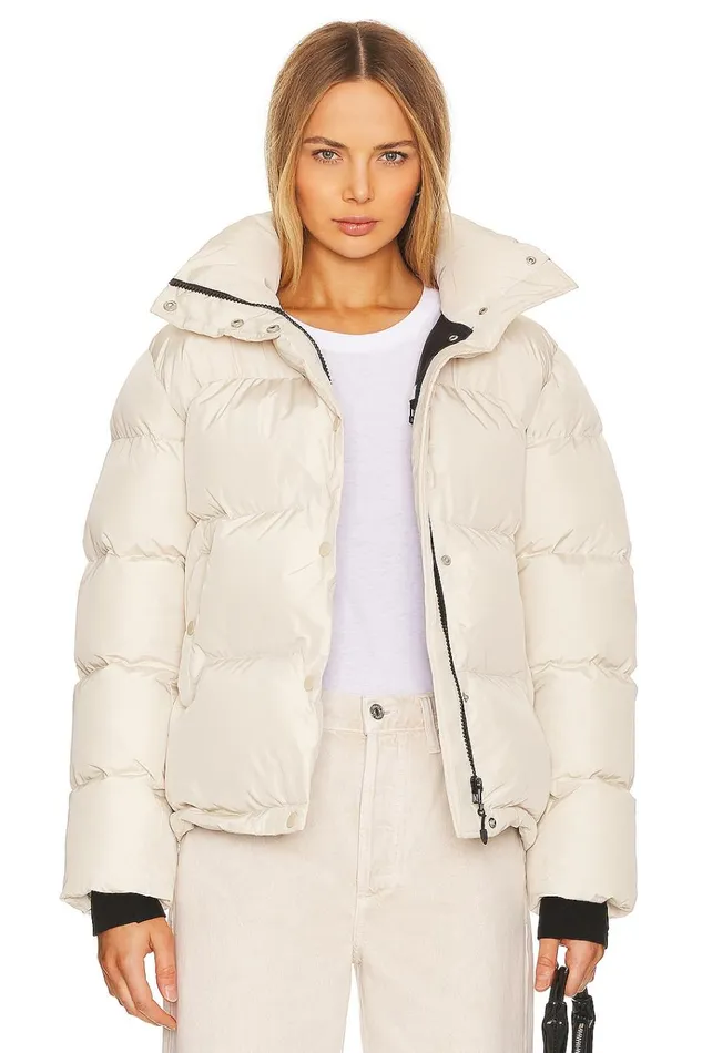 Maya Puffer Jacket Cream Women Lovers Friends Jackets and Coats