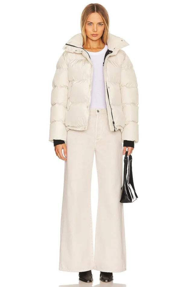 Maya Puffer Jacket Cream Women Lovers Friends Jackets and Coats