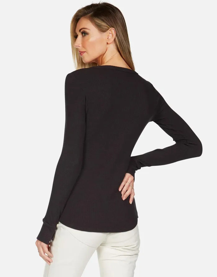McKinley Too Fast For Love Onyx Women039s Lauren Moshi Long Sleeve