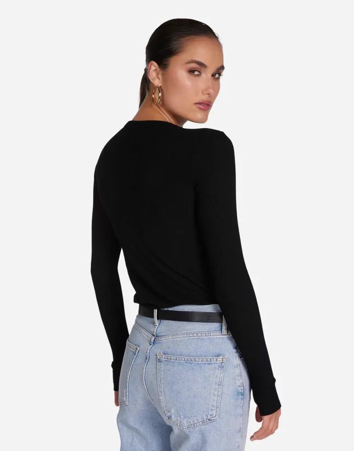 McKinley X Crystal Glam Black Women039s Lauren Moshi Long Sleeve