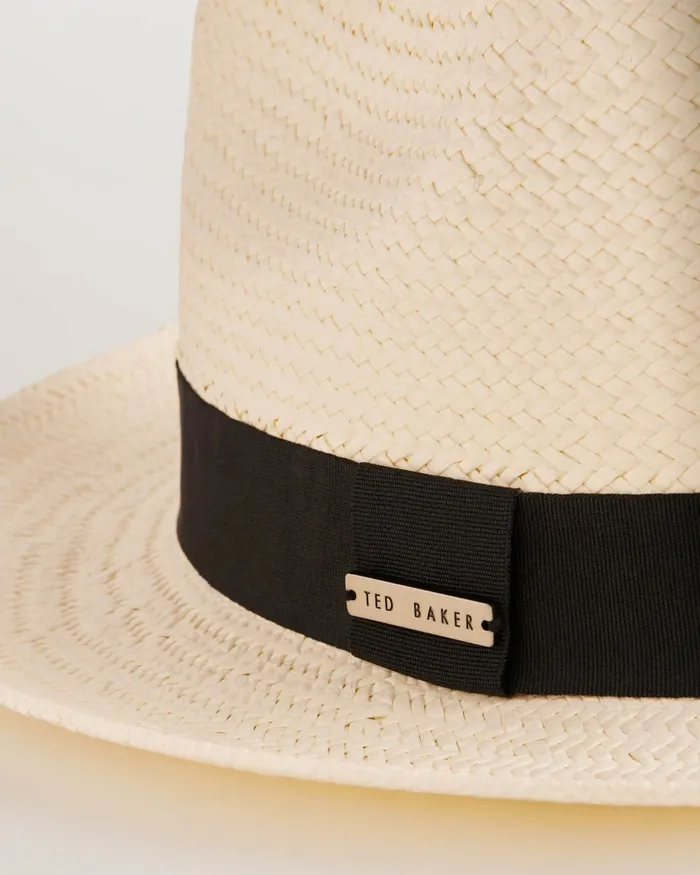 Men ADRIEN 8211 Straw Panama Hat White Ted Baker Hats and Caps