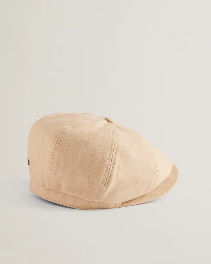 Men ALICCS 8211 Herringbone Baker Boy Hat Stone Ted Baker Hats and Caps Men ALICCS 8211 Herringbone Baker Boy Hat Stone Ted Baker Hats and Caps