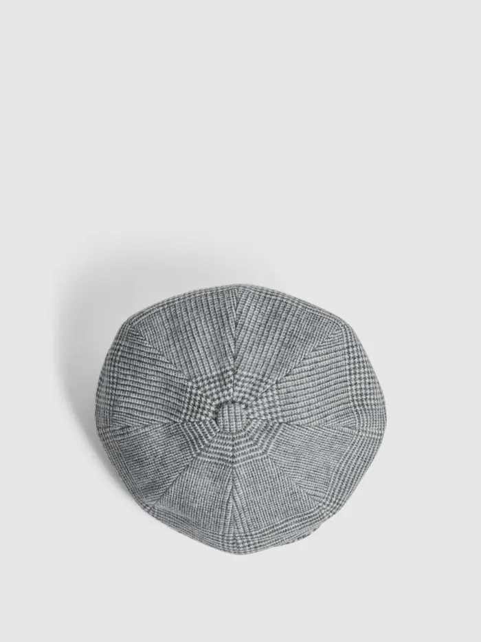 Men Arbor Wool Baker Boy Cap Brown Reiss Scarves Hats and Gloves