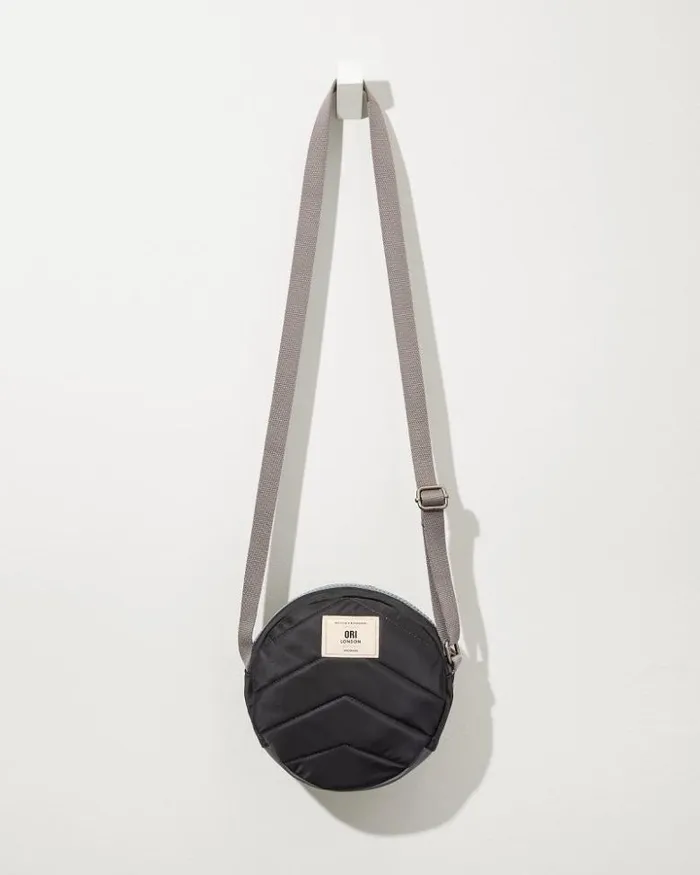MenBeach and Home Tommy Bahama Luggage and Travel Paddington Black Crossbody Bag Black