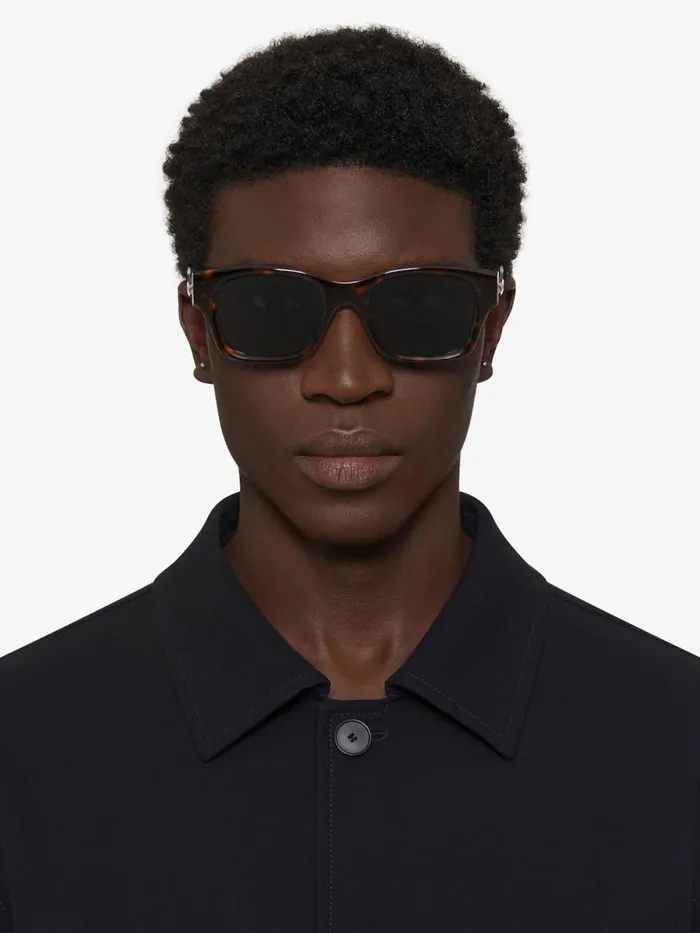 Men Beanies and Caps Givenchy GV One Sunglasses In Acetate Havanna