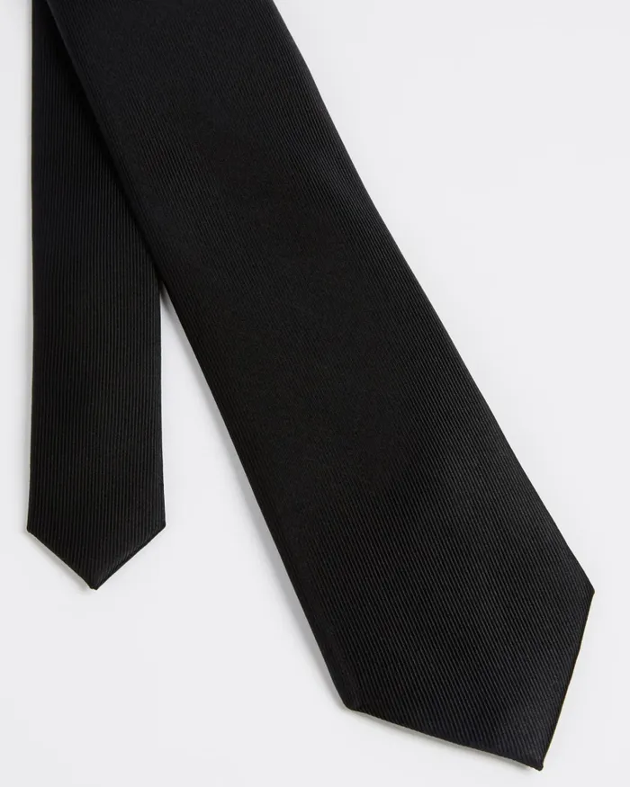 Men BLULA 8211 Twill Silk Tie Black Ted Baker Suits Men BLULA 8211 Twill Silk Tie Black Ted Baker Suits
