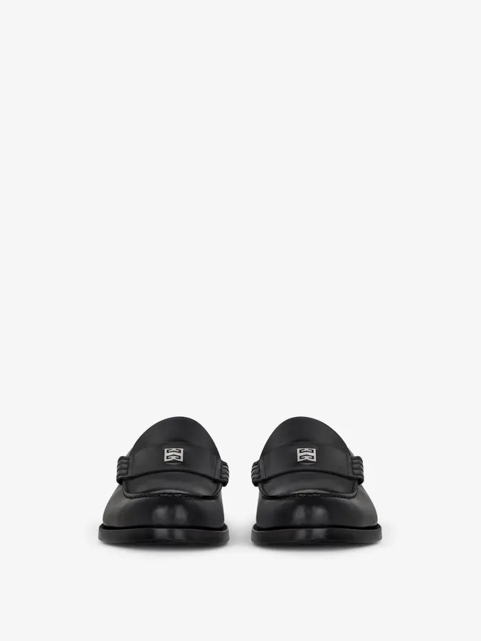 Men Boots and Loafers Givenchy Mr G Loafers In Leather Black