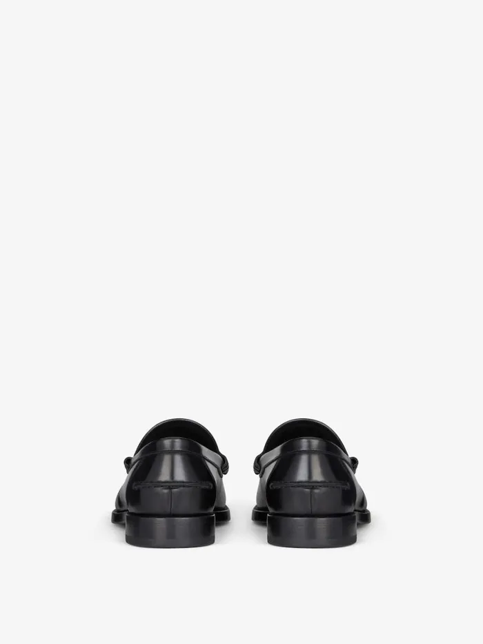 Men Boots and Loafers Givenchy Mr G Loafers In Leather Black